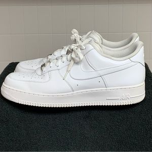 Nike Air Force 1 Triple White 2020 Men's Size 14 CLEAN BARELY WORN 315122-111